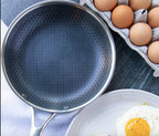 KitchenPro Non-Stick Stainless Steel Frying Pan – Scratch-Resistant & Energy-Efficient