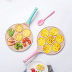 Breakfast frying pan for children – Funny pancake & fried egg shapes