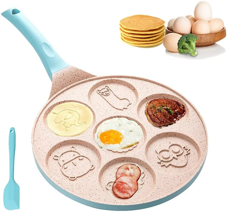 Breakfast frying pan for children – Funny pancake & fried egg shapes
