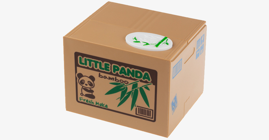 Coin Theft Panda Piggy Bank