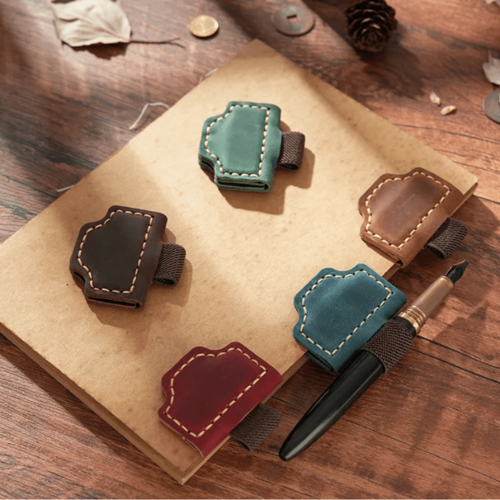 Leather Bookmark | Magnetic Charm