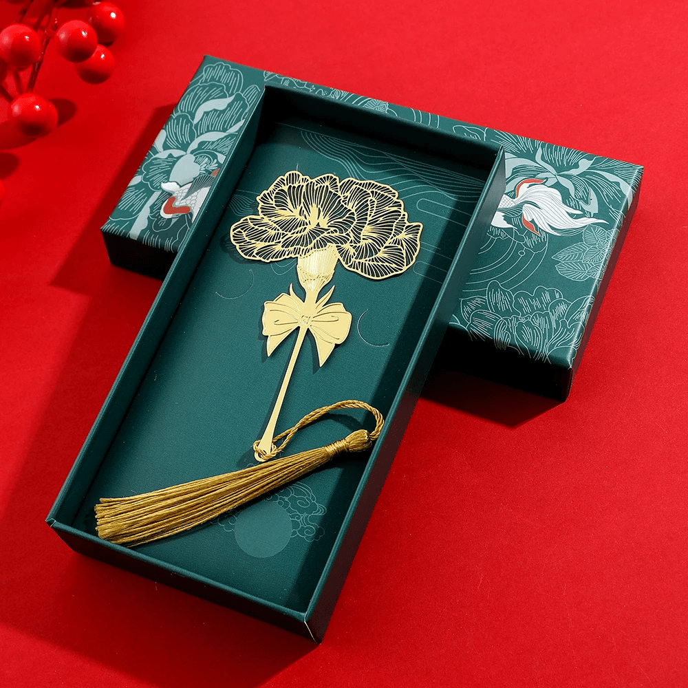 Metal bookmark | Flower box