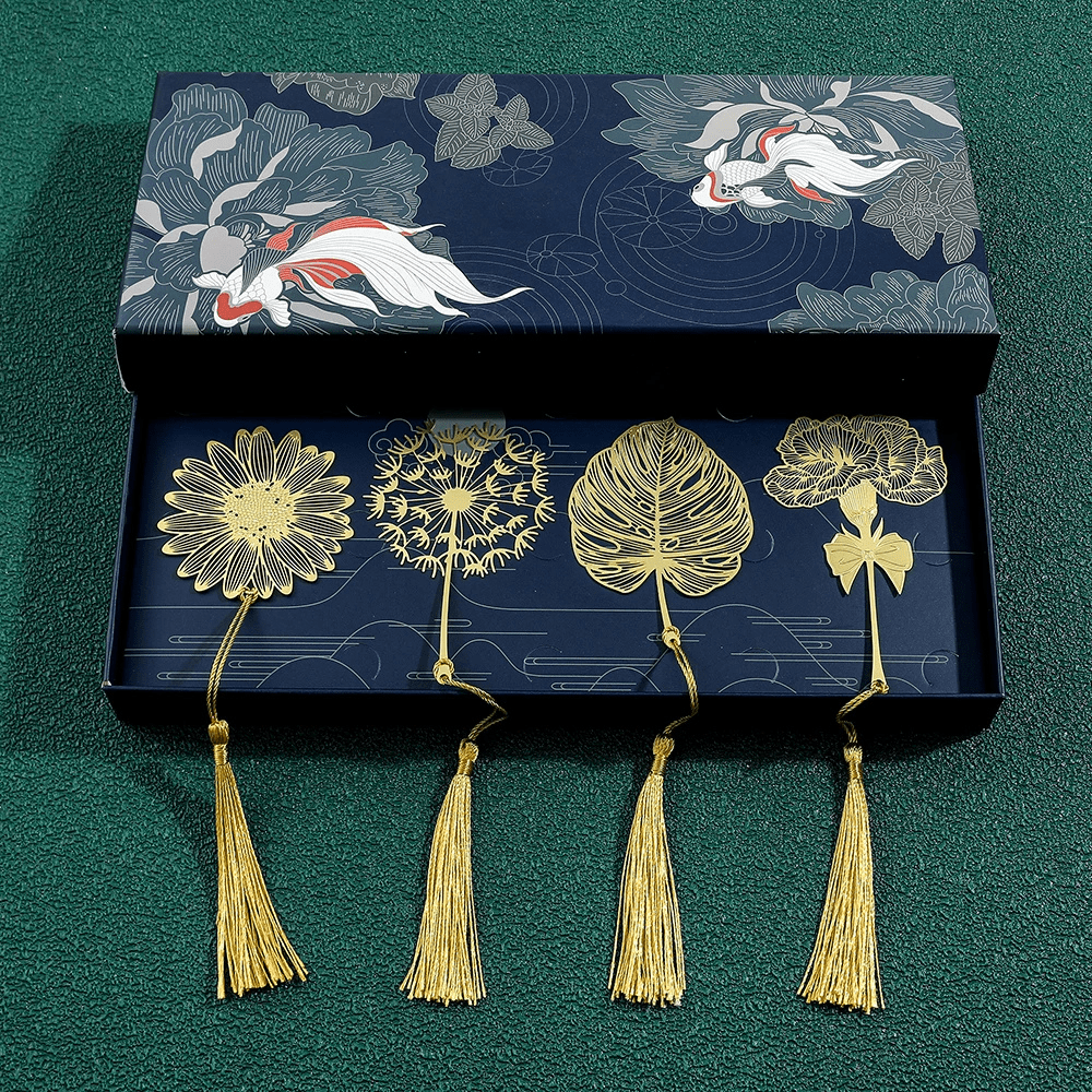 Metal bookmark | Flower box