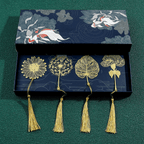 Metal bookmark | Flower box