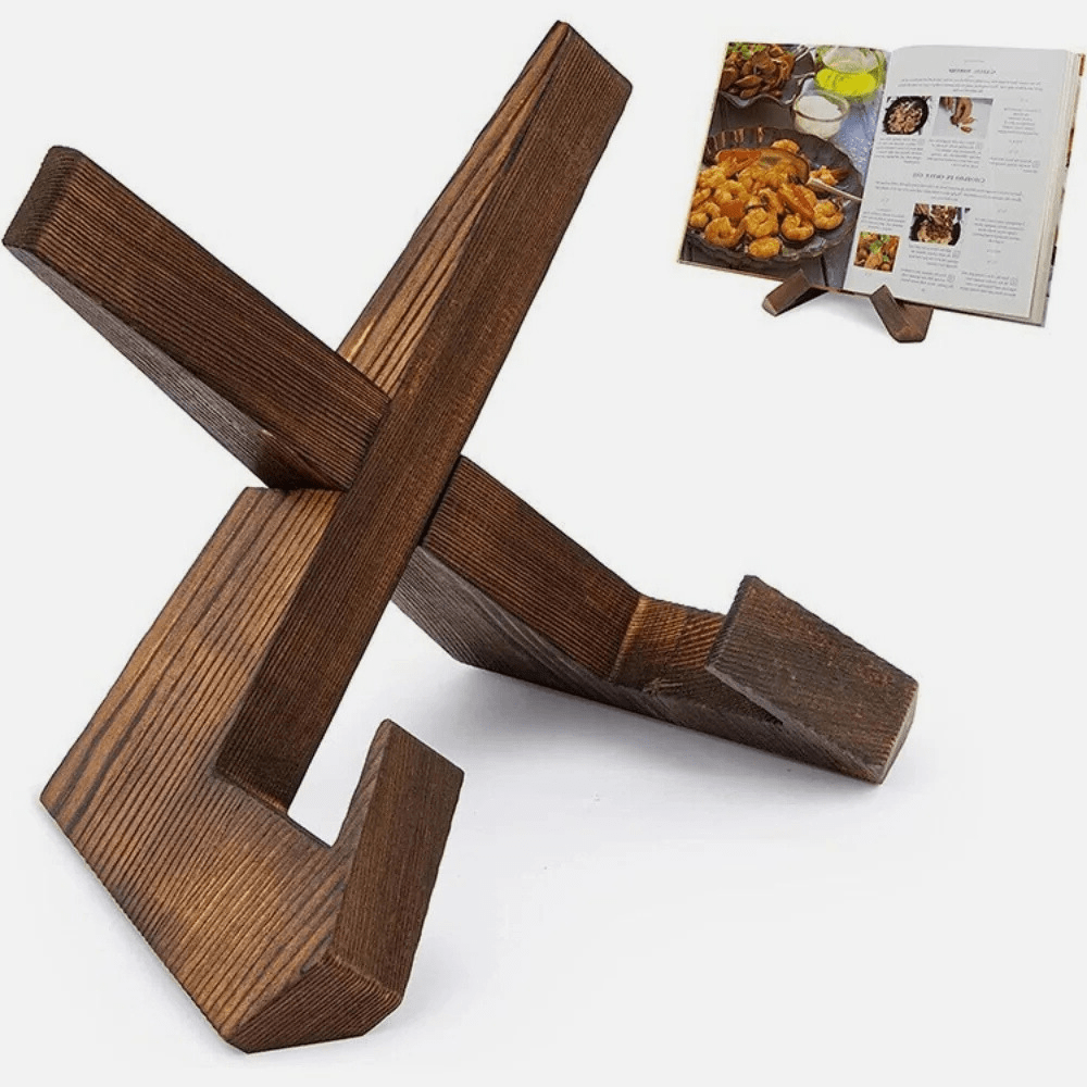 Design Wooden Cookbook Stand