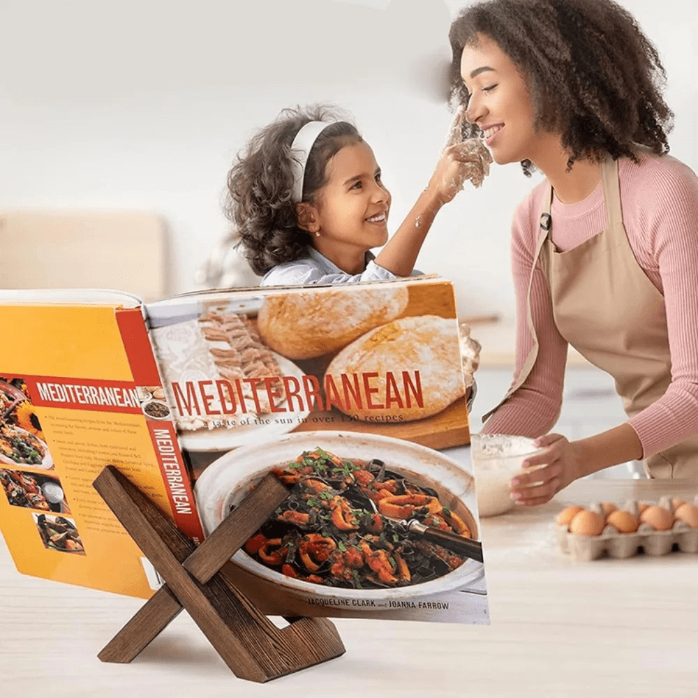 Design Wooden Cookbook Stand