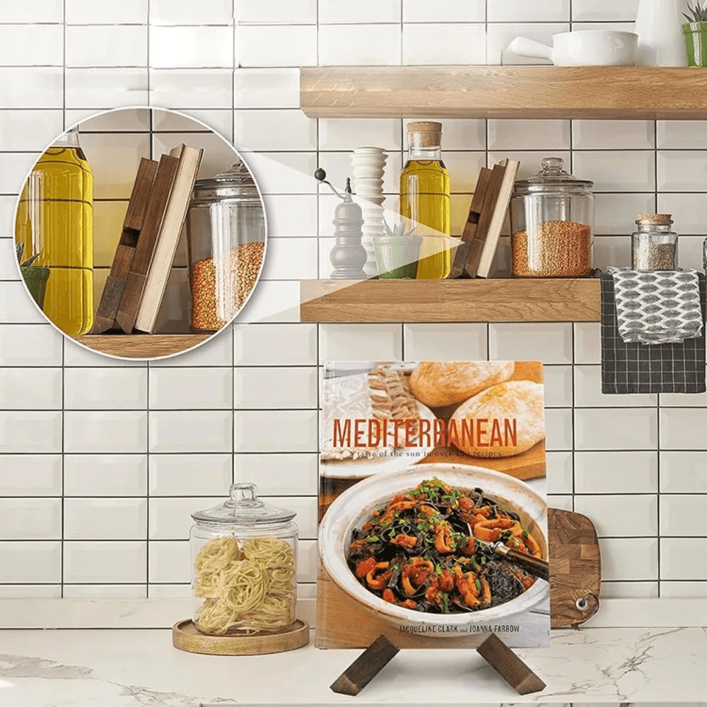 Design Wooden Cookbook Stand