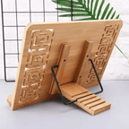 Adjustable Bamboo Book Stand