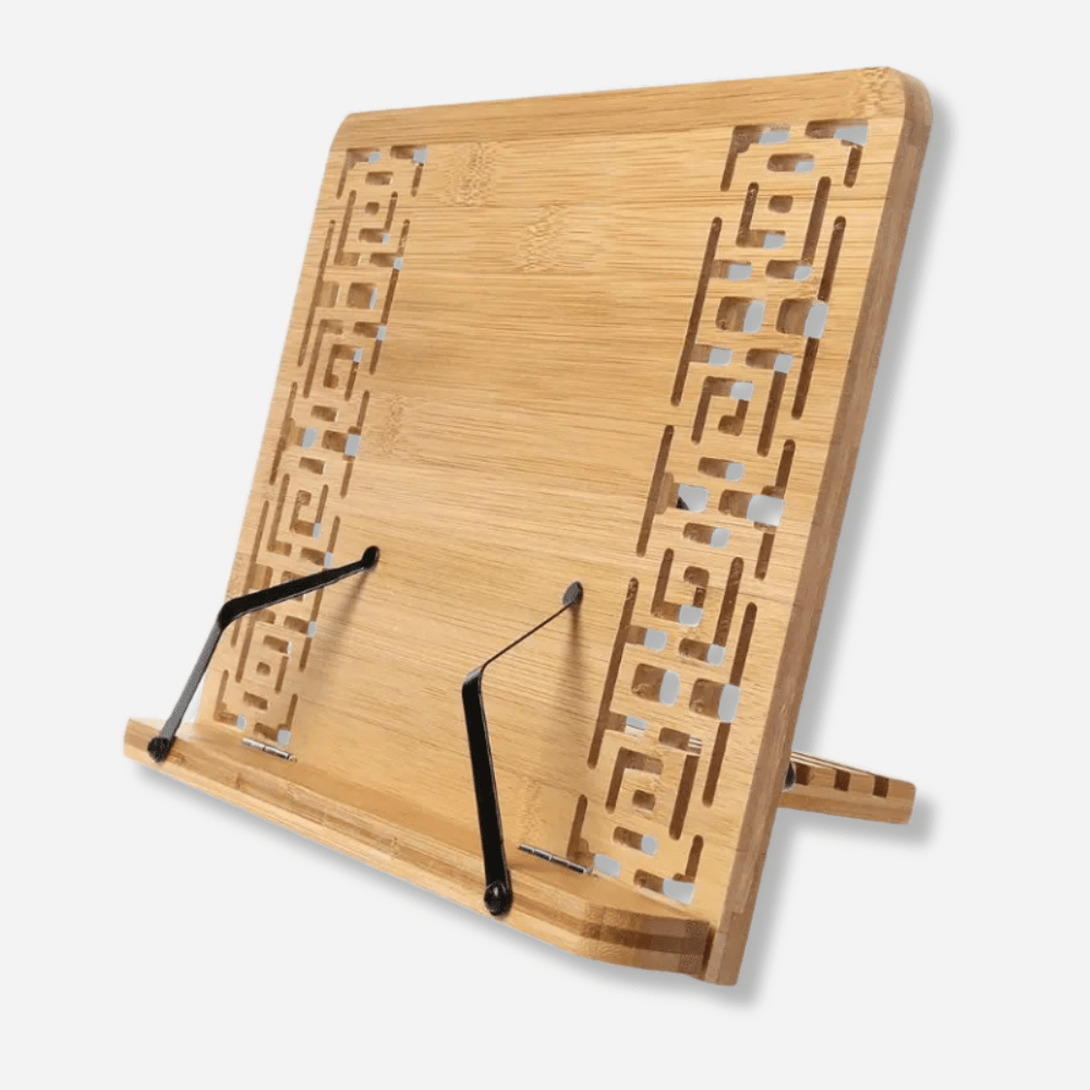 Adjustable Bamboo Book Stand