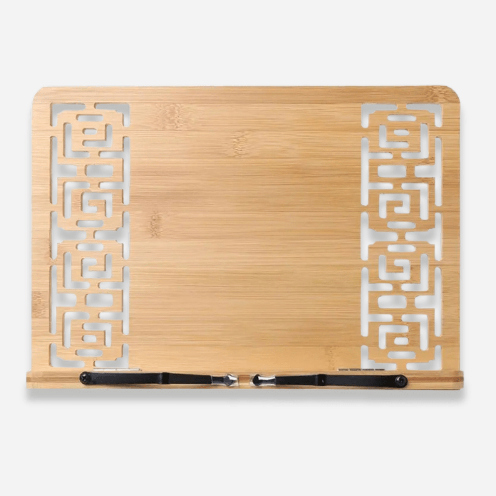 Adjustable Bamboo Book Stand