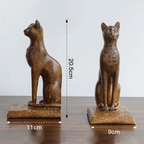 Bookend made of resin | Egyptian cat