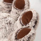 PawCuddle - Plush Paw-Shaped Dog Bed