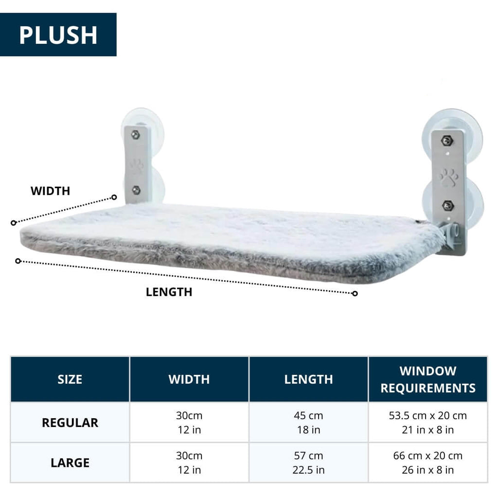 PAWPERCH – Foldable Cat Hammock with Wall-Friendly Mount | No-Drill Window Seat