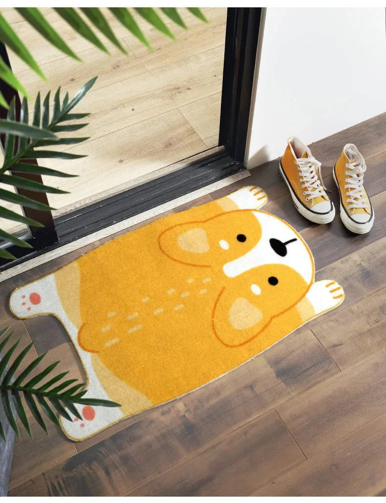 Pawprints Animal Mat – Cute Non-Slip Floor Mat for Cozy, Safe Living Spaces with Easy-Care Design