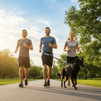 PAWRUNNER Freedom Leash – Hands-Free Dog Leash with Padded Handles