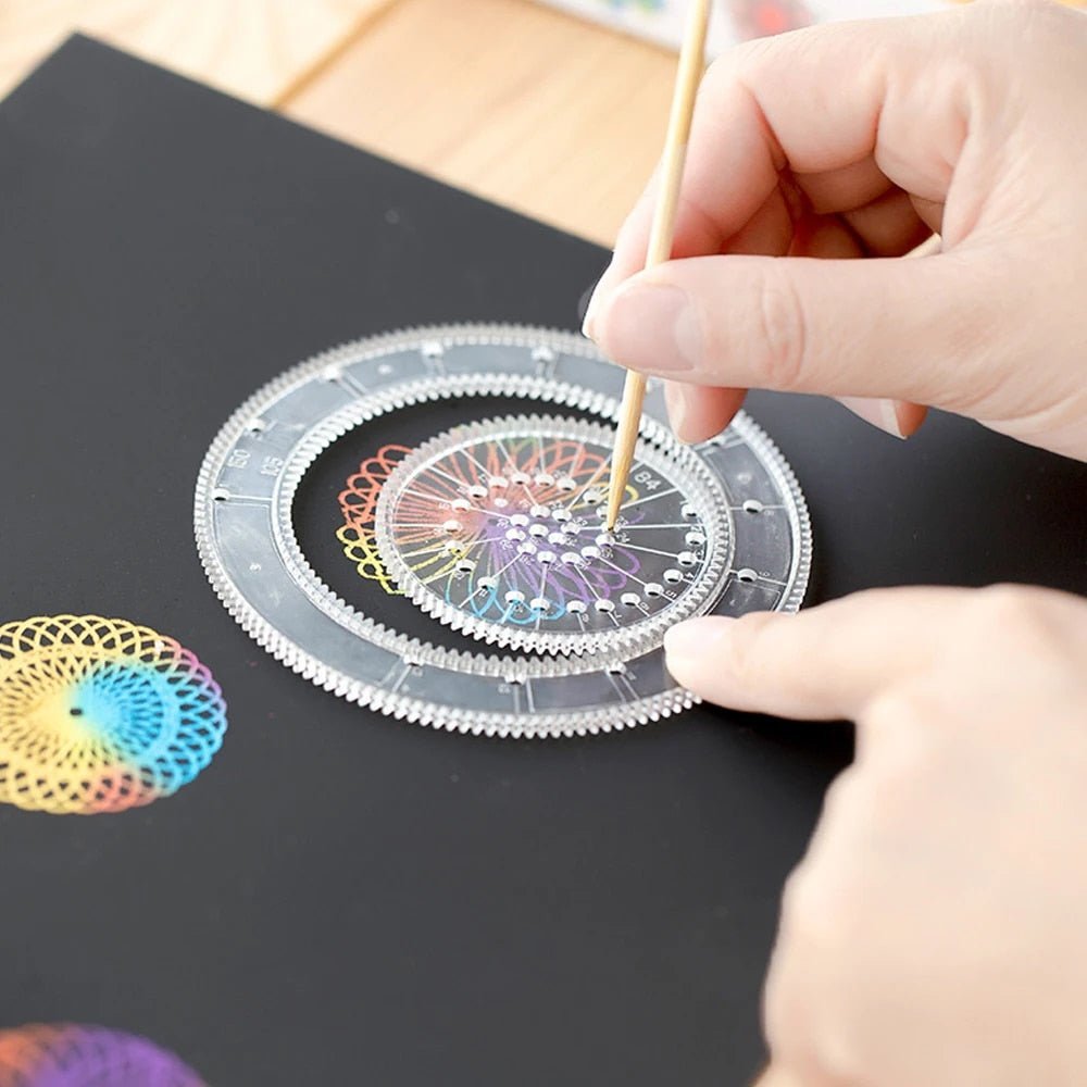 Spirograph Drawing Set - Artistic Precision - Dazzling Creations!