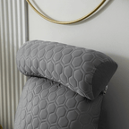 Reading pillow for the bed with armrests