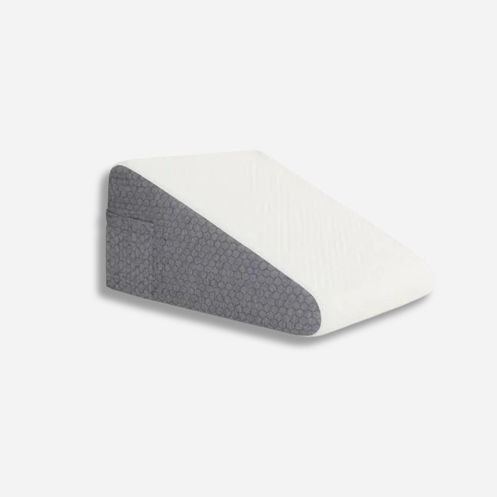 Relaxing triangular reading pillow