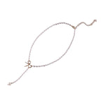 Pearl Dainty Bow Lariat Necklace