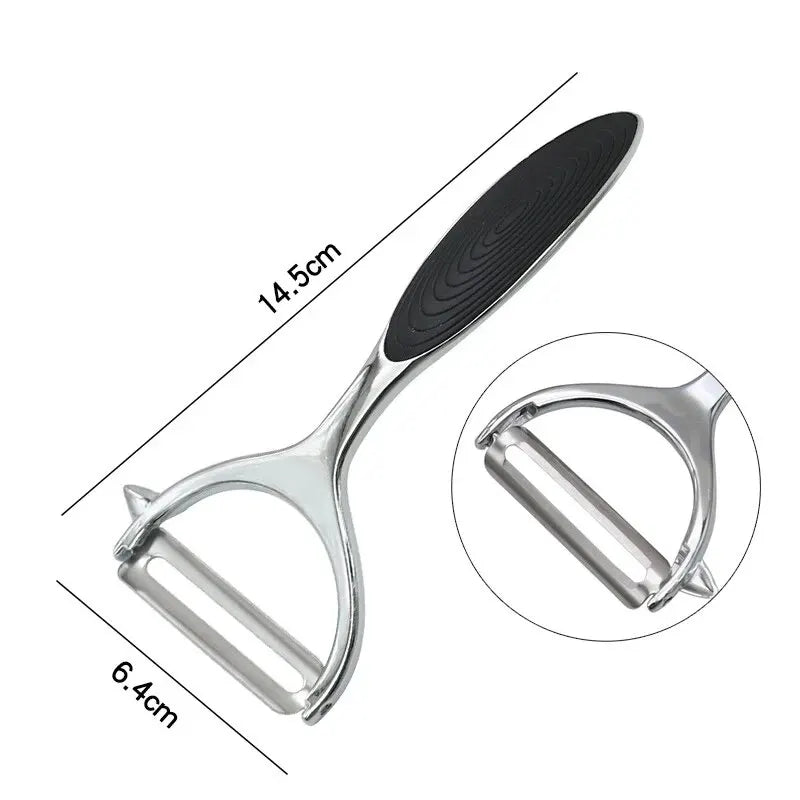 PeelMate Pro – Comfortable, Non-Slip Stainless Steel Peeler for Effortless Prep