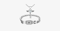 Angel Love Pendant & Men's Bracelet Set