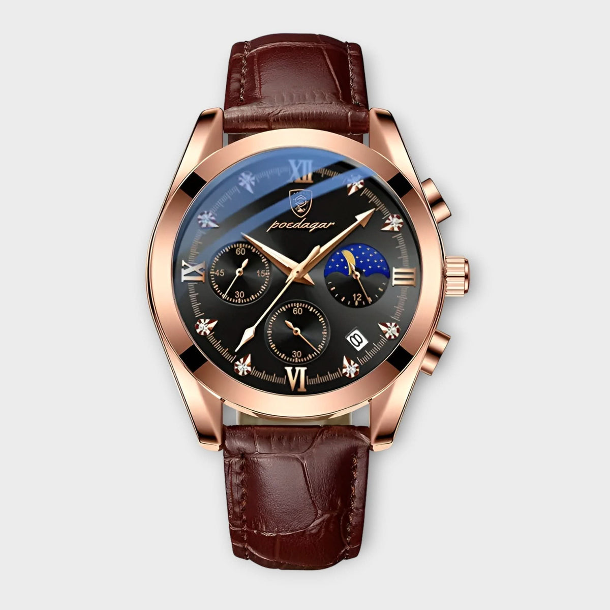 Men’s Stainless Steel Swiss Quartz Watch