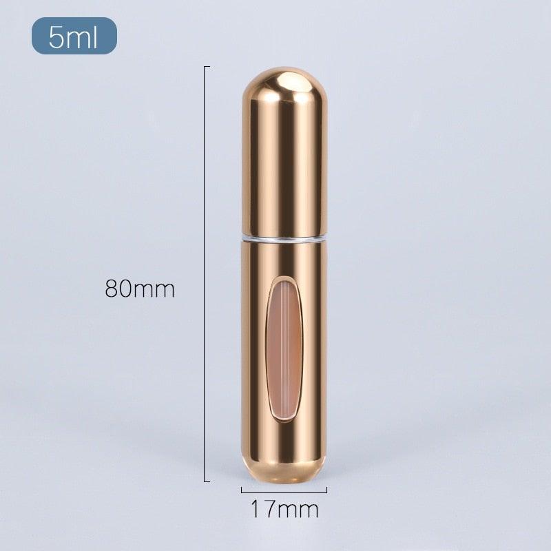 Perfume Atomizer - Portable Mini Refillable Perfume Bottle with Spray Head