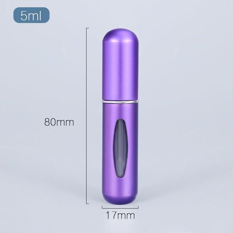Perfume Atomizer - Portable Mini Refillable Perfume Bottle with Spray Head