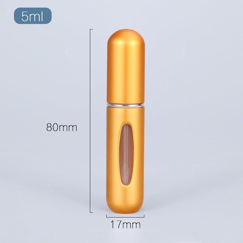 Perfume Atomizer - Portable Mini Refillable Perfume Bottle with Spray Head