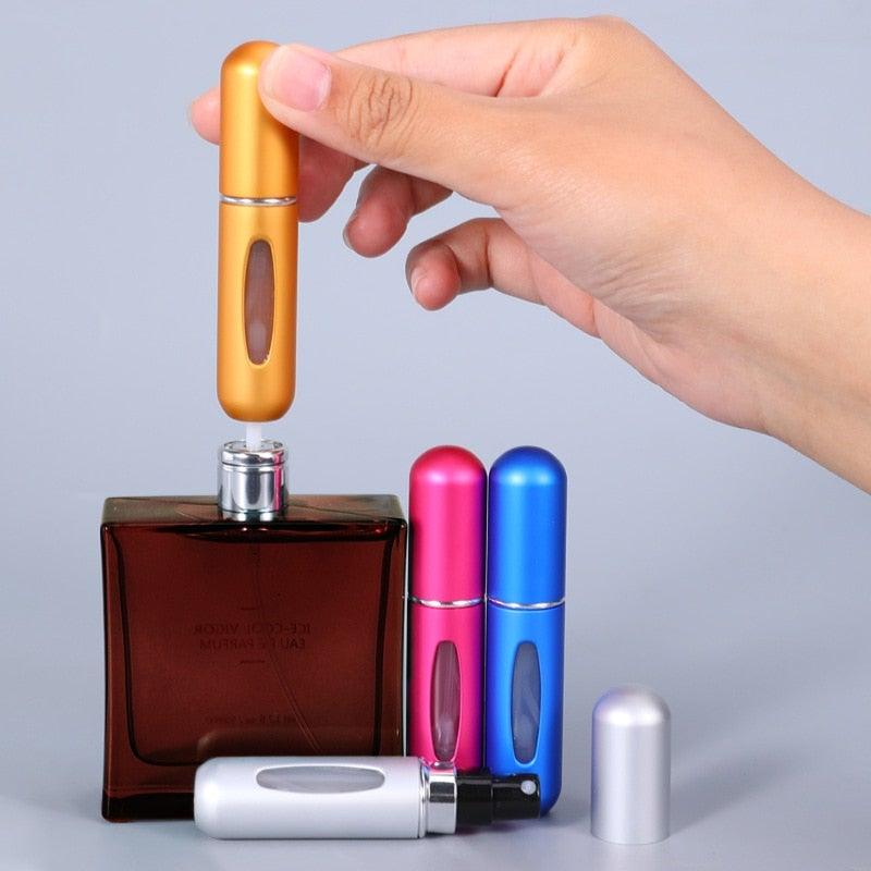 Perfume Atomizer - Portable Mini Refillable Perfume Bottle with Spray Head