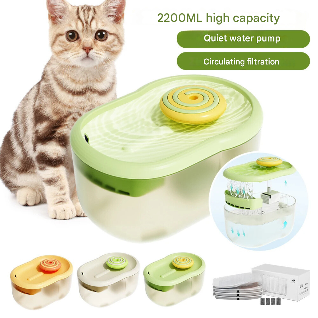 Pet Water Drinking Bowl with Pump - FunFlow