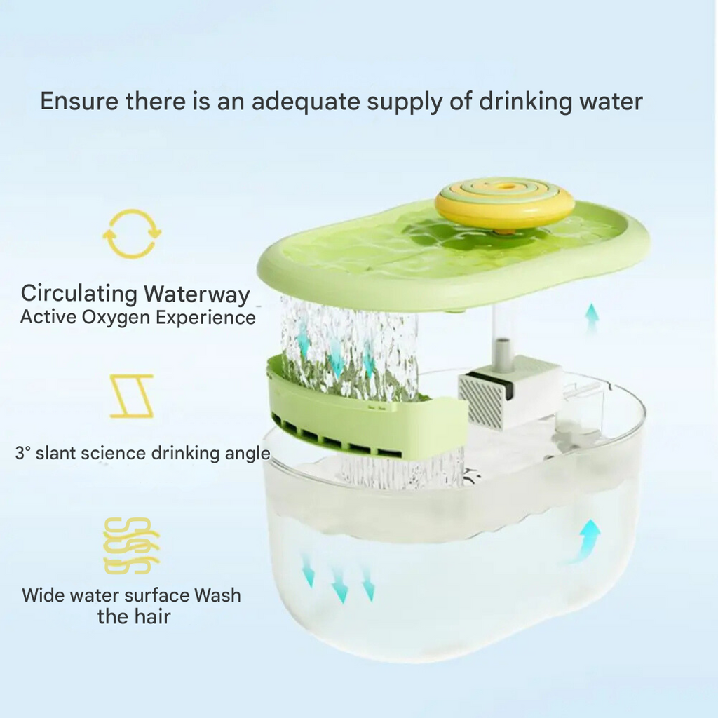 Pet Water Drinking Bowl with Pump - FunFlow