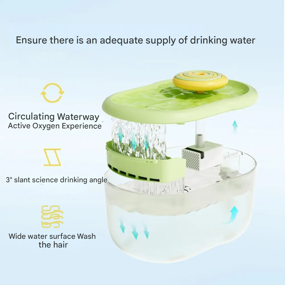 Pet Water Drinking Bowl with Pump - FunFlow