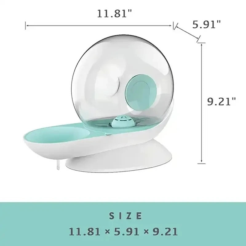 Pet Water Fountain Silent Plastic Bowl Dispenser