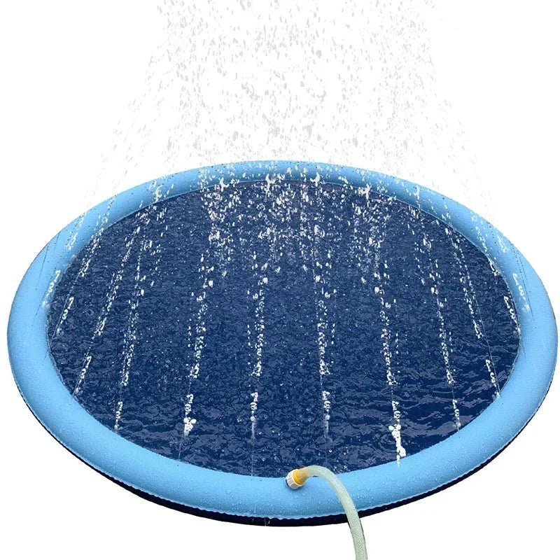 SPLASHZONE – Interactive Water Pad for Dogs with Sprinkler Cooling Fun