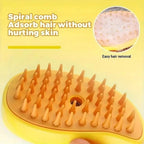 Petsteam – Gentle Steam Brush for Dogs and Cats with Built-In Hair Removal