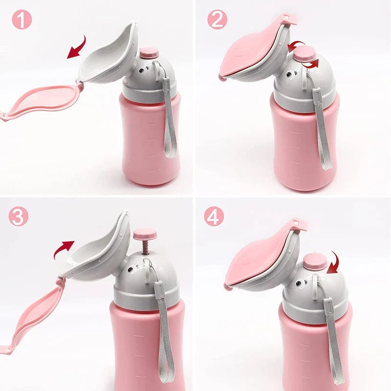 Portable Children's Potty – Compact and Leak-proof Potty