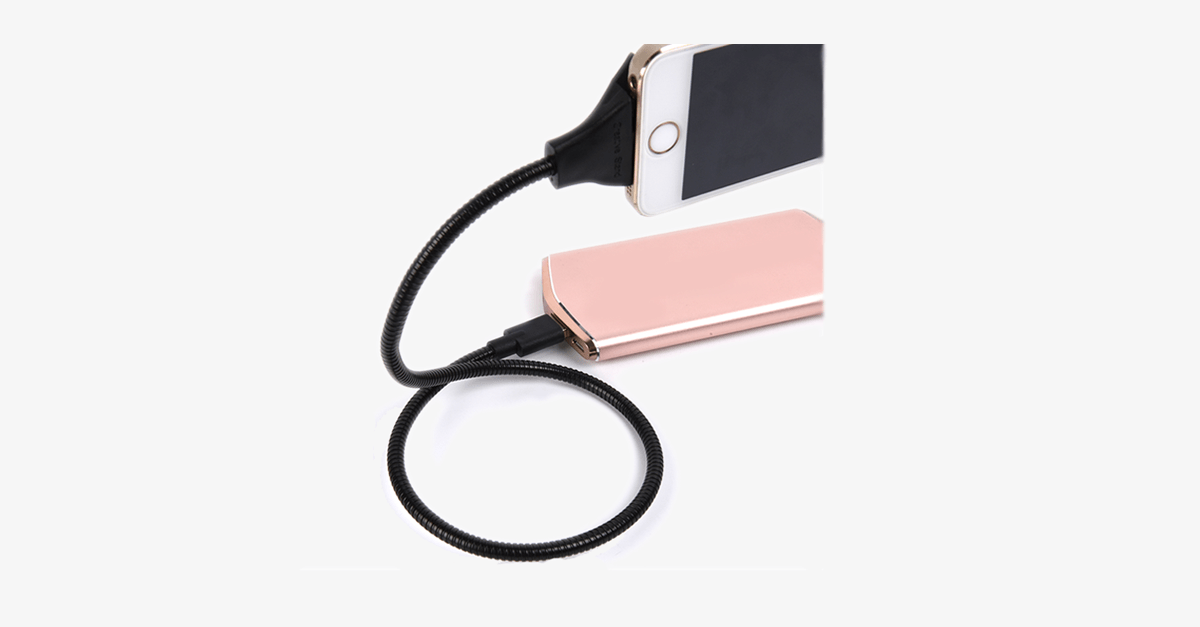 Flexible Smartphone Dock and Charging Cable – Charge your phone with ease and style!