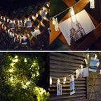 Photo Clips LED Fairy String Lights for Pictures