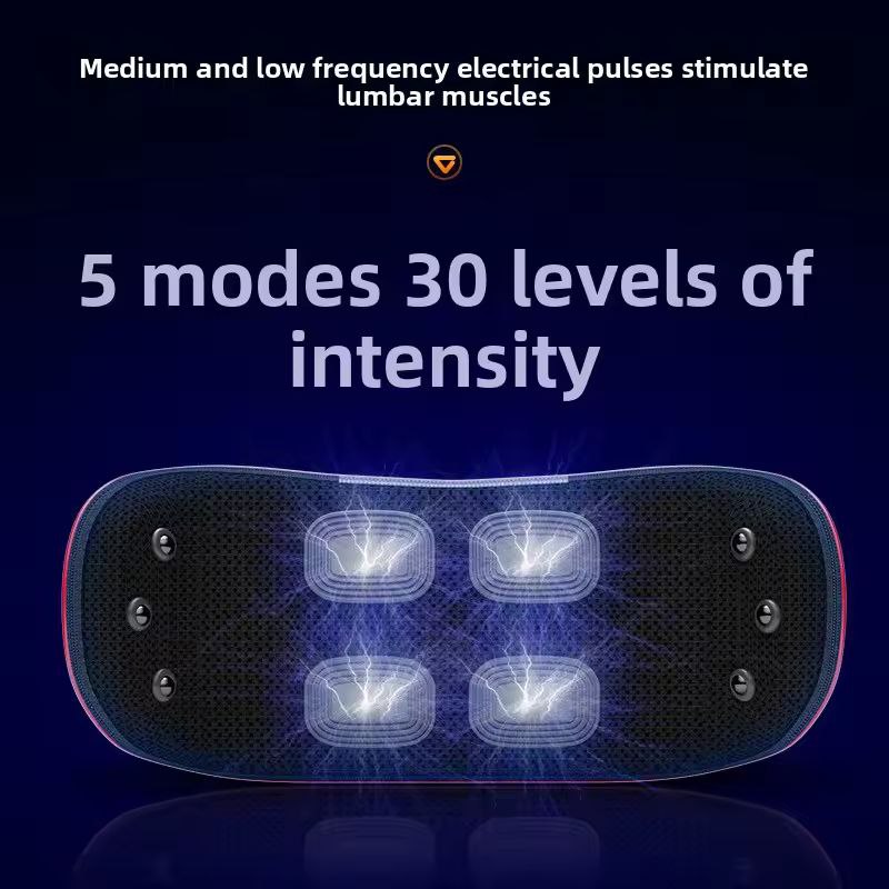 Advanced Low-Back Therapeutic Massager with Heat and Vibration