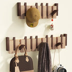 WOODSONATA – Handmade Wooden Wall Coat Rack in Piano Style