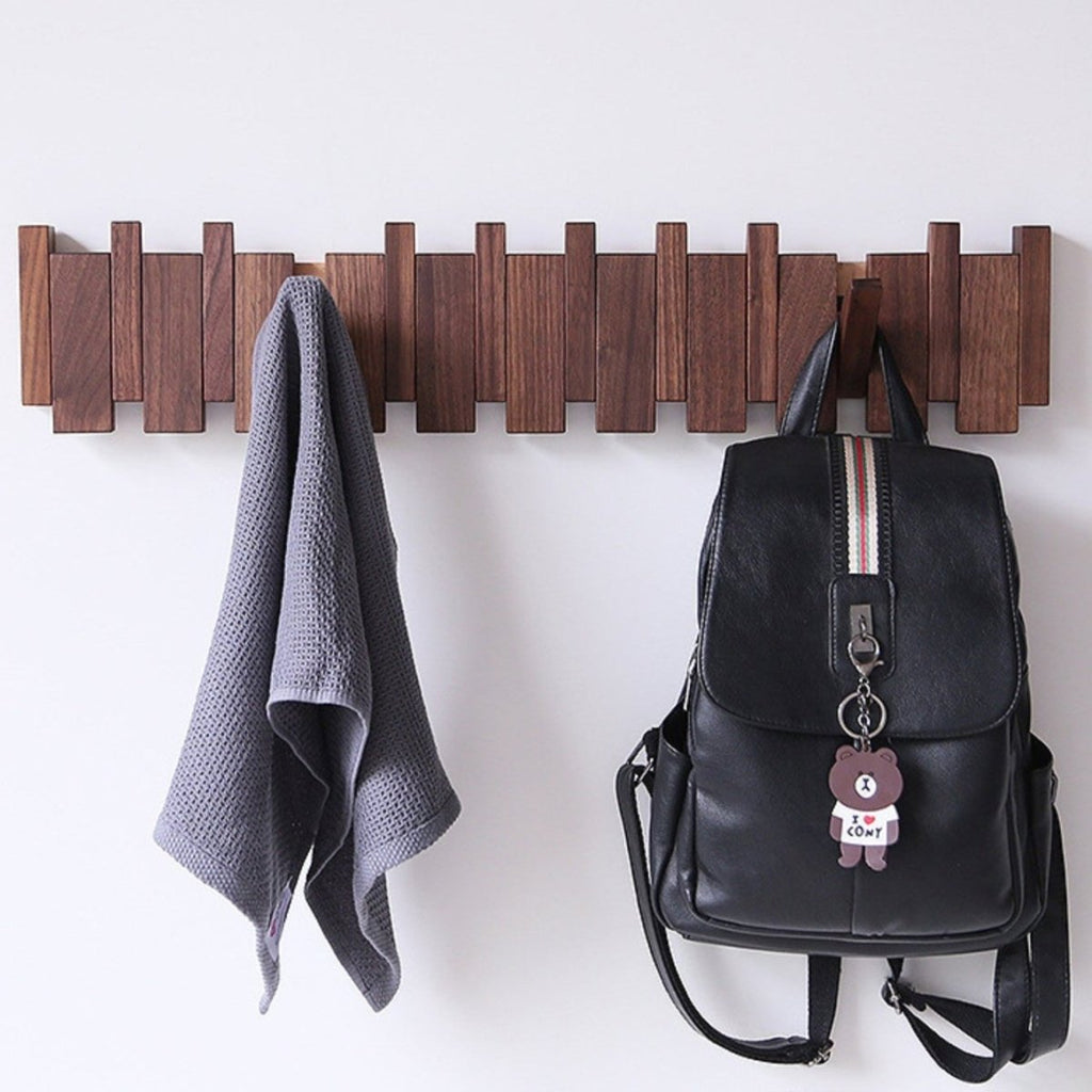 PianoLux Coat Stand – Handmade Storage Elegance for Stylish, Organized Living Spaces