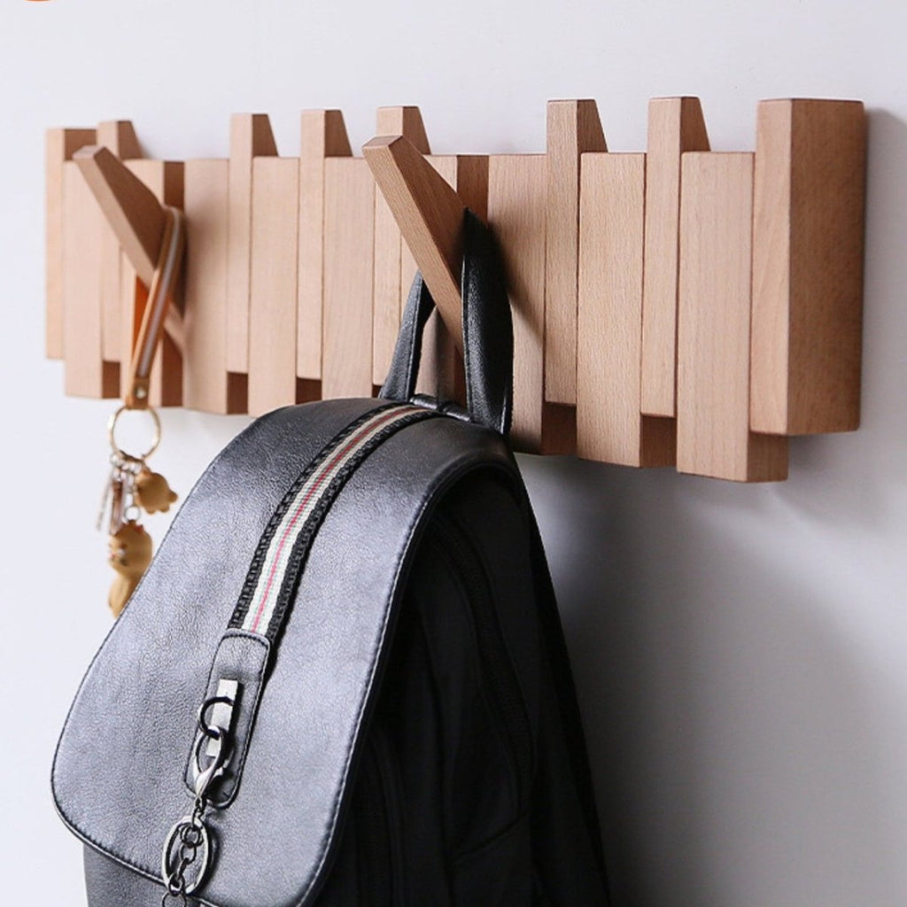 PianoLux Coat Stand – Handmade Storage Elegance for Stylish, Organized Living Spaces