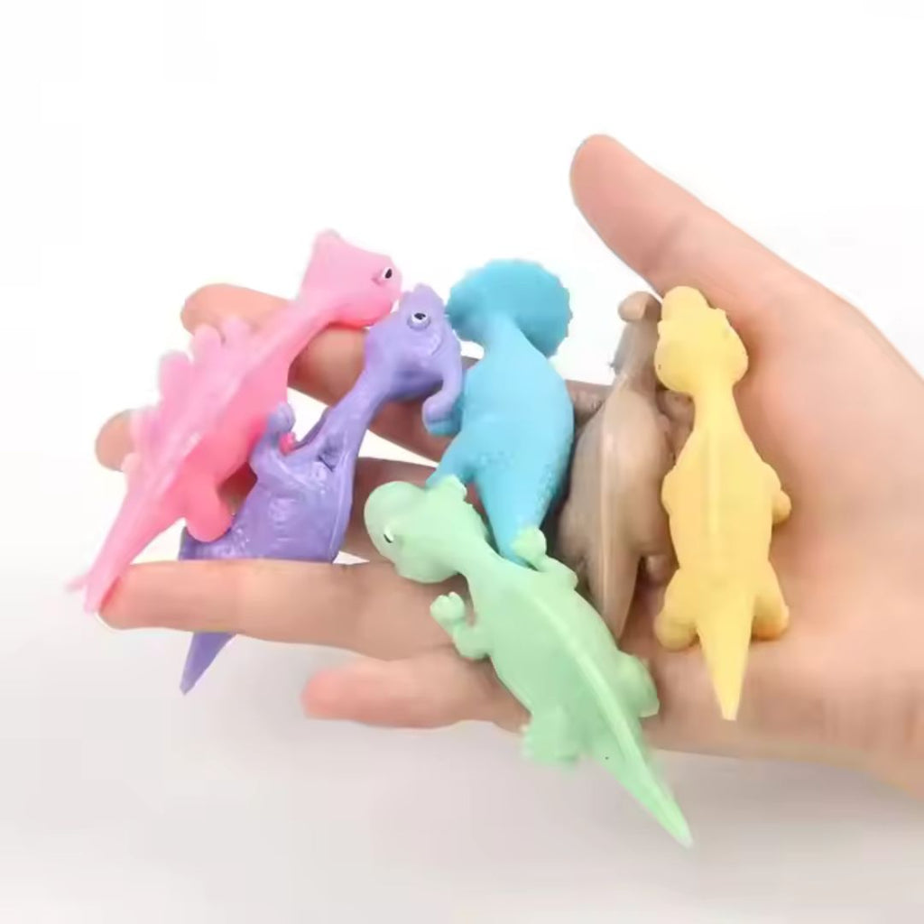 Flying Rubber Dinosaurs
