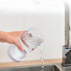 Practical jar with water sieve