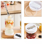 Practical jar with water sieve