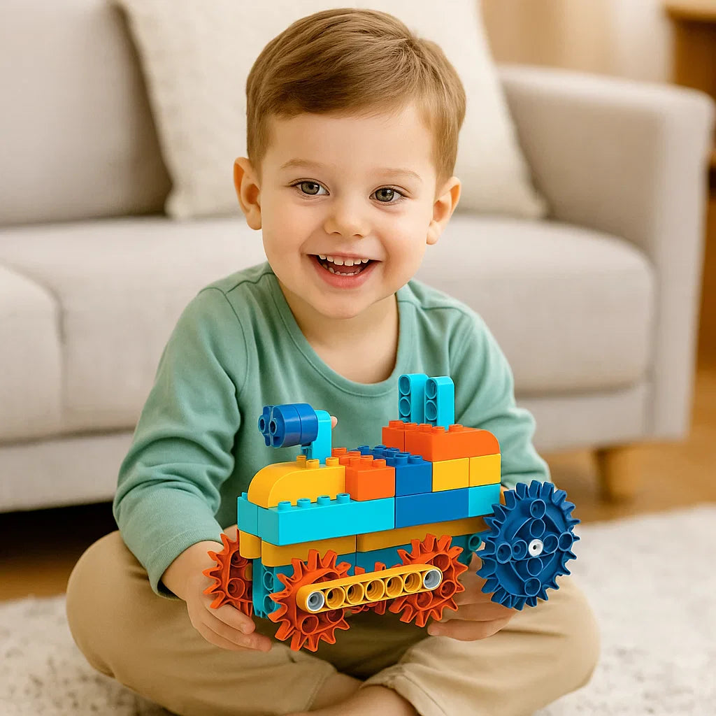 Science and Education Building Blocks with Motor