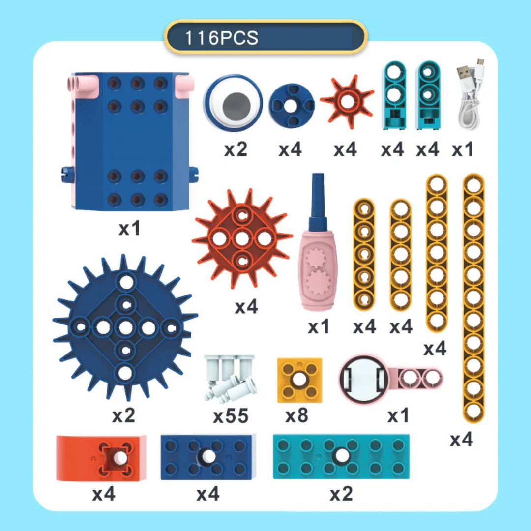 Science and Education Building Blocks with Motor
