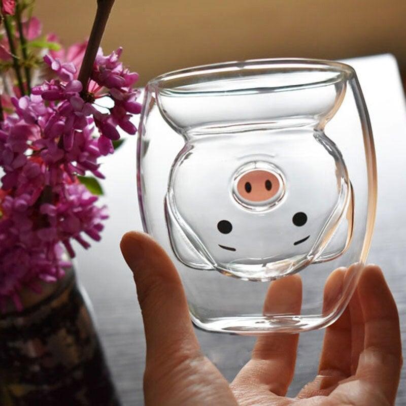 Piggy Glass - Heat-resistant Glass