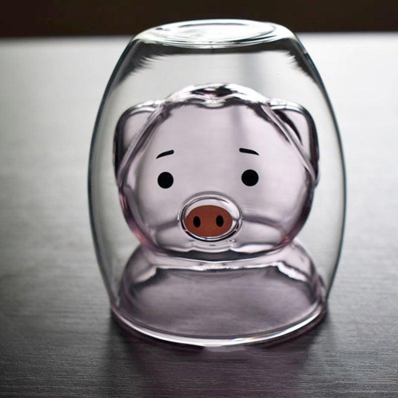Piggy Glass - Heat-resistant Glass
